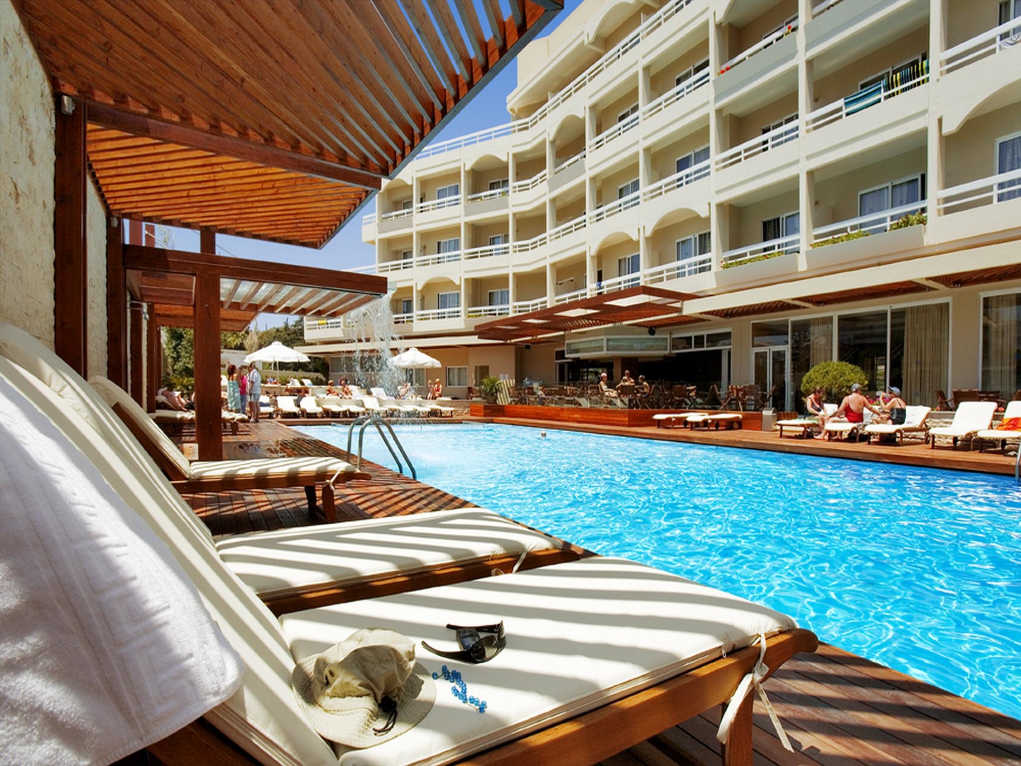 Athineon Hotel Rhodes City Exterior foto